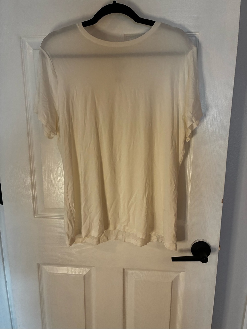 Nine West white Short Sleeve Crewneck Top